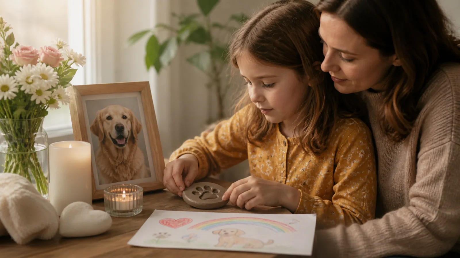 How to Include Children in a Pet Memorial
