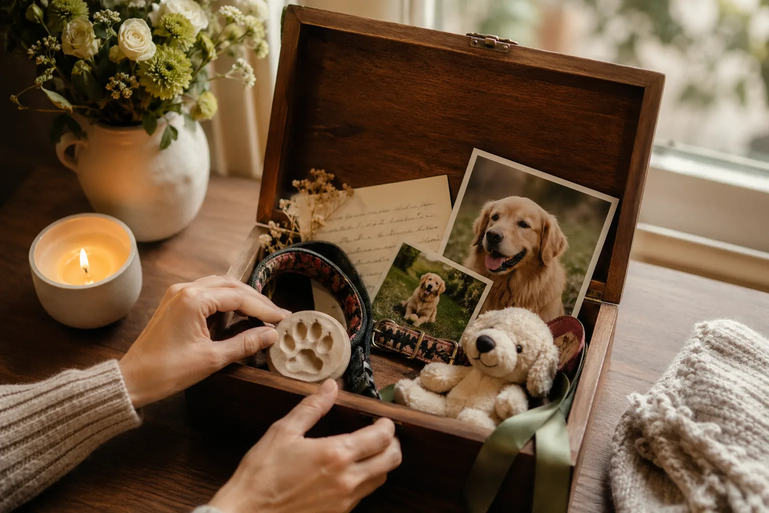 Hoe je een blijvende herinneringskist voor je huisdier maakt