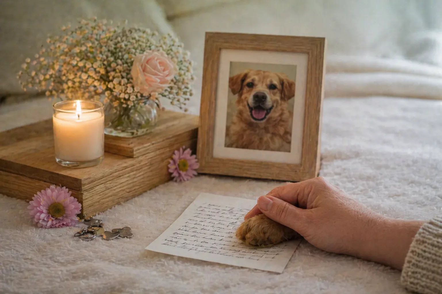 Crear un ritual conmemorativo significativo en casa para tu mascota